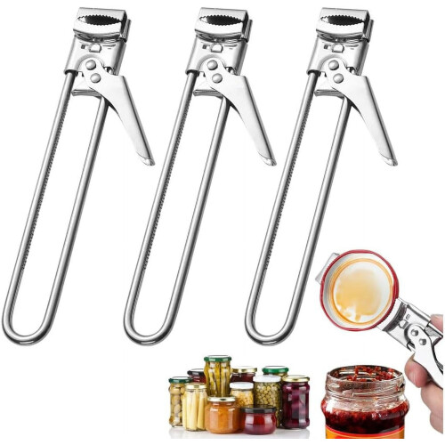 Jar Opener for Weak Hands Stainless Steel 3 PCS