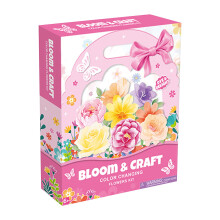 Kit de flori de hârtie, cutie portabilă pentru flori, lucrat manual, DIY, pachet de materiale pentru flori mici, 30 ml