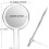 Triani Double-Sided Makeup Mirror 10X Magnification Round 6