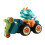 Stavebnica dinosaura s vŕtacím valcom a buldozérom 5
