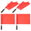 Volleyball Line Flags for Referees 4 Pcs 1