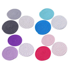 3PCS Thickened Kitchen Mat Set – Insulated Round Place Mats for Kettle, Bowl, Restaurant & Bar (Compatible with Standard Sizes)
