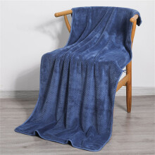 Dark Blue Fleece Throw Blanket for Couch and Bed, Baby Grade Cozy and Warm Plush Fuzzy Throws for Kids Toddler Boys and Girls