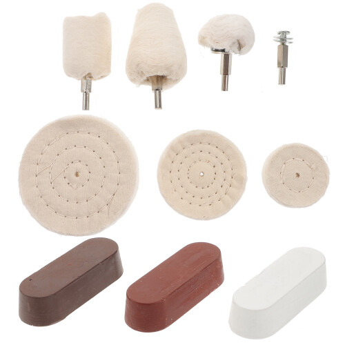 10 τεμάχια τροχός στίλβωσης για κιτ λείανσης τροχός στίλβωσης για λειαντήρα 2