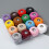 10/12/16 Colors Lace Stitch Thread, Hand Ball Artificial Silk Embroidery Thread Box, Solid Color Sewing Threads for Crafting, DIY Projects 1