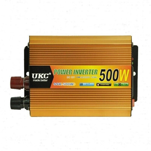 Ren sinusbølgeinverter 500W DC til AC 1