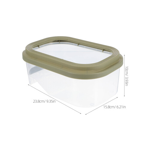 Aquarium pour tortues avec plateforme de bronzage, vert, 100 L 1
