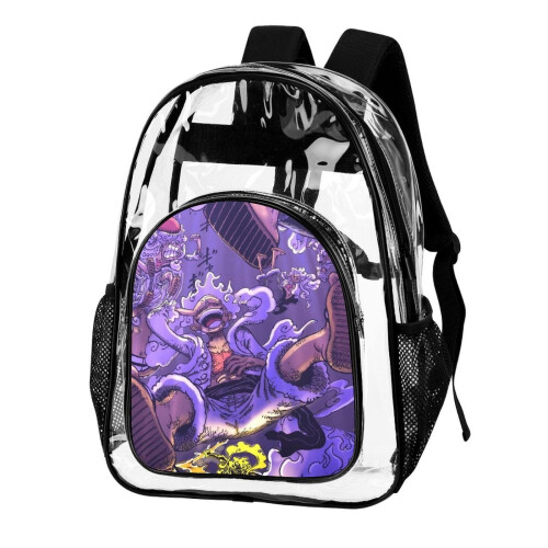 3D Printed Transparent Backpack for Comics & School – Waterproof, Multi-Functional, Back-to-School Gift 1