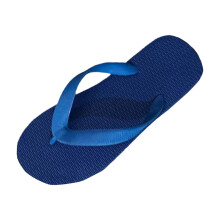 Blue Unisex Non-Slip Rubber Beach Sandals, Casual Outdoor/Indoor Summer Slippers, Lightweight & Comfortable, Size 43 EU (10.43"), 1PC, No Box