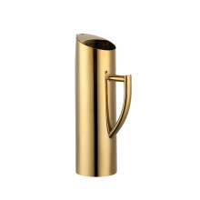 Tizuqe Stainless Steel Straight Body Pouring Pots Large Water Pitcher with Handle