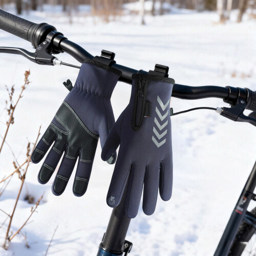 Thermal Lined Gloves Outdoor Work Driving Insulated 1