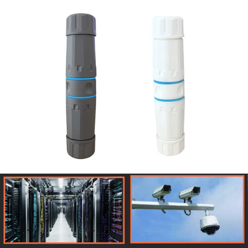 Ζεύκτης RJ45 IP68 αδιάβροχος θωρακισμένος Cat6 για εξωτερικούς χώρους 1