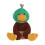 Pato-real de veludo de pelúcia para crianças, 25 cm (9,8 polegadas) 1