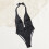 Costume intero da donna a righe verticali per l'estate 3
