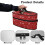 Snowflake Cat Iron Organizer Bag Durable Protective Iron Accessories, Case Only 5