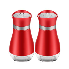 Salt and Pepper Shakers, w/Clear Glass Bottom | Compact Cooking, Kitchen and Dining Room Use | Classic, Refillable Design