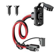 SAE Extension Cable Waterproof Cap Car Battery Cable for RV Cars Accessories
