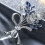 4PCS Vintage Crystal Flower Leaf Bouquet Clusters Μεγάλη Καρφίτσα Καρφίτσας για Γυναικείο Τόνο 4
