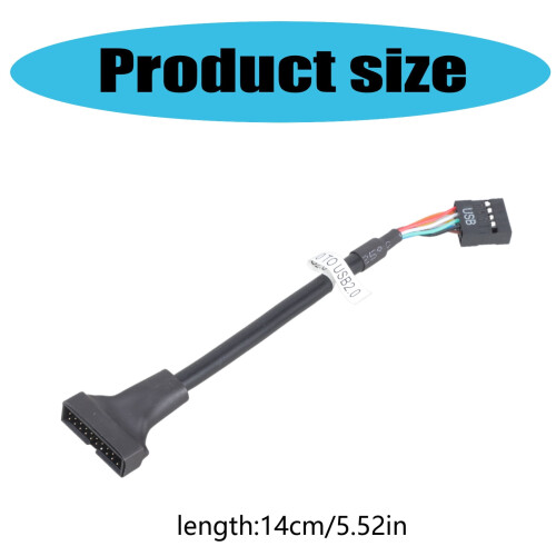 Καλώδιο προσαρμογέα κεφαλής USB3.0 σε USB2.020Pin σε 9Pin 2