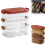 3-Tier Stackable Storage Box with Divided Tray 1 Pack 2