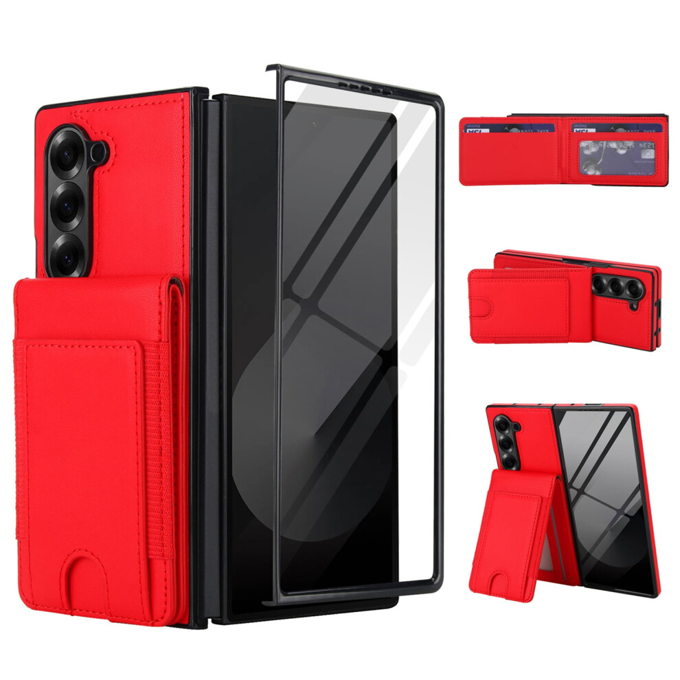 Leather Wallet Case For Samsung Galaxy Z Fold 3 To 7 9362892820472