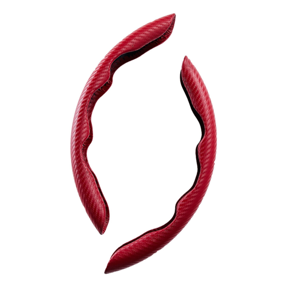 2Pc Gm Non-Slip Warm Steering Wheel Cover, Winter Car Accessory, Warmth & Comfort Steering Wheel Protector For Cold Weather 9130661120760