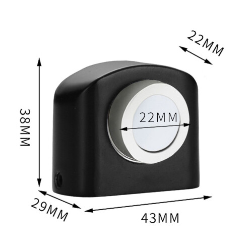 Invisible Floor Door Stopper Silent Touch-Free 1