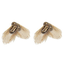 4St Decoratieve Gouden Tassel Schouderepauletten Voor Feestelijke Look
