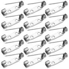 400Pcs Heavy Duty Silver Safety Brooch Pins for DIY Jewelry and Fabric