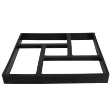 Concrete path maker pavement mold black plastic 1 pc