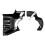 Black Engine Transmission Interface Cover for Harley 6
