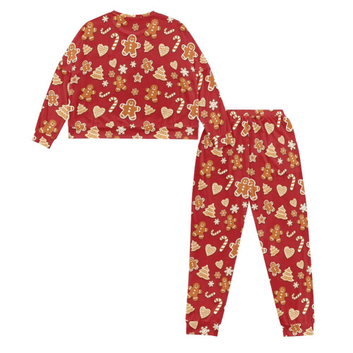 Women's Christmas Snowflake Pajama Set XL 1