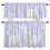 Easter Kitchen Curtains and Valances Set Flower White 1