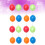 Punch Balloons Neon 8g 30 pcs with Rubber Band Handle 5