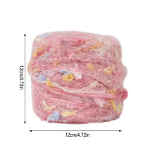 100 g/Rolle Handgemischtes, leuchtendes Fainbow-Farbverlaufsgarn zum Handstricken von Schals, Mützen und Taschen