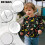 Kids Oversized Candy Dinosaur Sweatshirt Long Sleeve 6