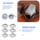 Square Biscuit Cutters Stainless Steel 6Pcs 7.7X7.7X3.5In 6