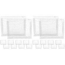 20Stk Transparente PVC Kosmetiktaschen Flugzeug