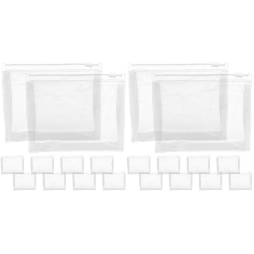 20Stk Transparente PVC Kosmetiktaschen Flugzeug