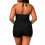 Women's Plus Size Halter Swimsuit Top with Removable Padding 8