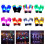 LED Gloves Adjustable Flashing Modes Rechargeable 2