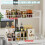 Adjustable Floor-Standing Kitchen Sink Shelf, Multi-Functional Storage Rack for Kitchen & Bathroom, Space-Saving Durable Metal Frame with Pull-Out 5