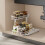 Adjustable Floor-Standing Kitchen Sink Shelf, Multi-Functional Storage Rack for Kitchen & Bathroom, Space-Saving Durable Metal Frame with Pull-Out 7