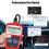 OBDII CAN Diagnostic Scan Tool for Engine Fault Codes and 4