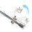 Ice Pick Walking Stick Stainless Steel Five-Pronged Tip 8