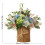 Cesta de Coroa de Flores de Primavera 48cm PP 2