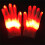 LED Gloves Adjustable Flashing Modes Rechargeable 6
