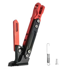 Motorcycle Side Stand Heavy Duty Universal Steel with Pad