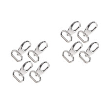 8Pcs Lightweight Silver Snap Hooks with Swivel for Bag Strap Adjust
