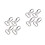 8Pcs Lightweight Silver Snap Hooks with Swivel for Bag Strap Adjust 1